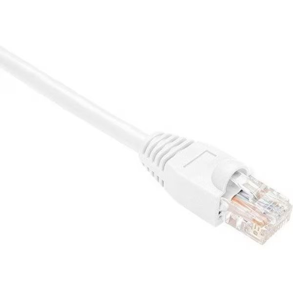 6Ft White Cat5E Patch Cable, Utp, Snagless, Unirise Usa, Mfr#: PC5E-06F-WHT-S